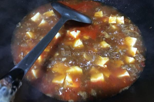 麻婆豆腐的做法图解11