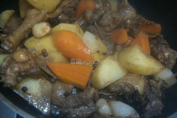 土豆焖鸡的做法图解8