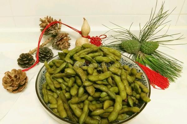鲍鱼汁拌毛豆的做法图解5