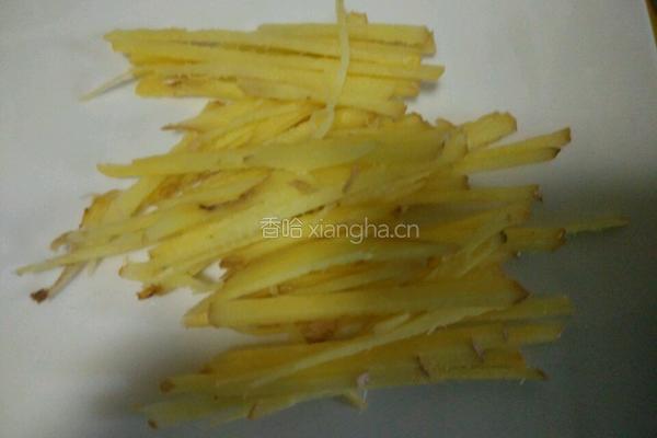 香煎扒皮鱼干的做法图解4