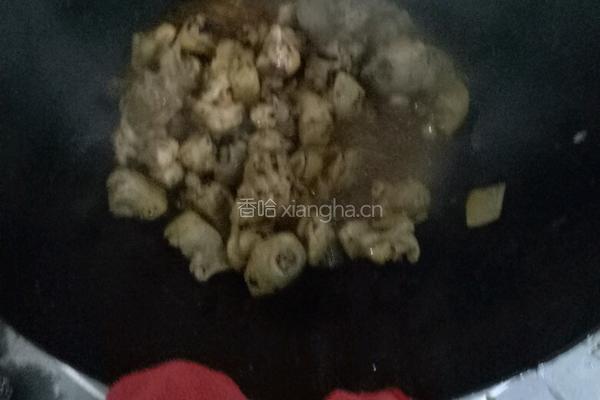 黄豆烧鸡的做法图解4