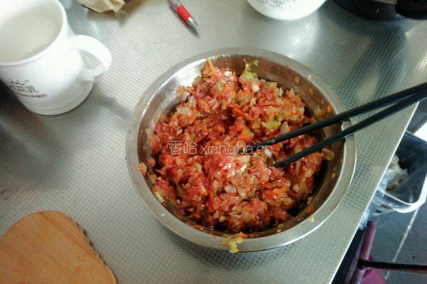 卷心菜猪肉馄饨的做法图解6