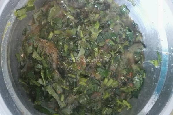 粑蒿酱煎鸡蛋饼的做法图解4