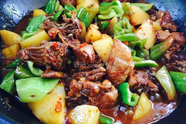 土豆辣子鸡的做法图解17