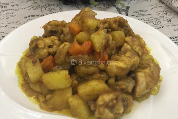 咖喱土豆香焖鸡翅的做法图解7