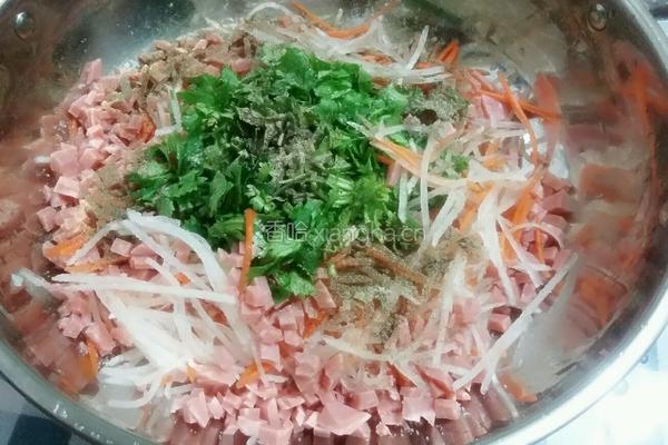 白萝卜丝饼的做法图解4