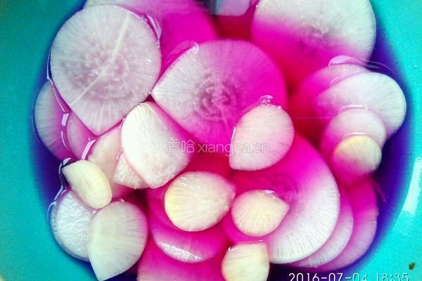 酸爽白萝卜（出水芙蓉）的做法图解5