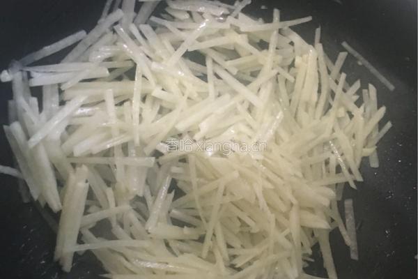 清炒白萝卜丝的做法图解7
