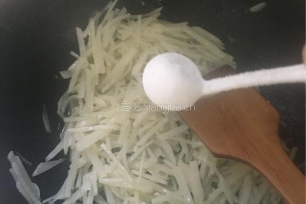 清炒白萝卜丝的做法图解8