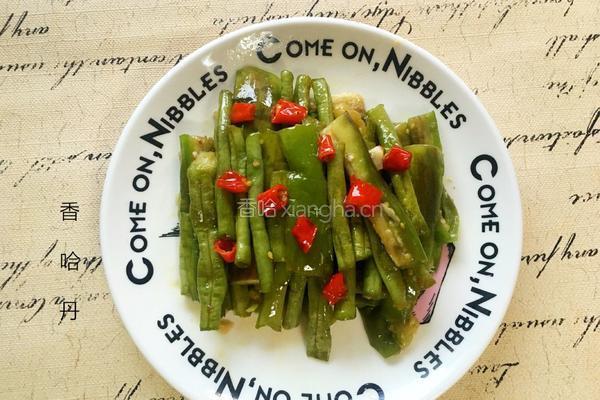 绿茄子炒豆角的做法图解12