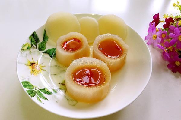 白萝卜蜂蜜盅的做法图解9