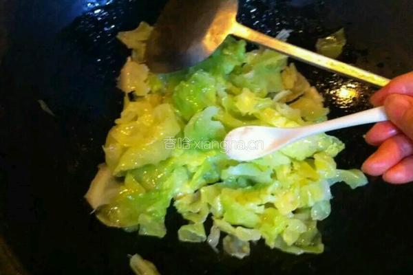 糖醋卷心菜的做法图解12
