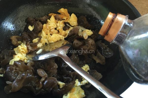 木耳炒蛋的做法图解8