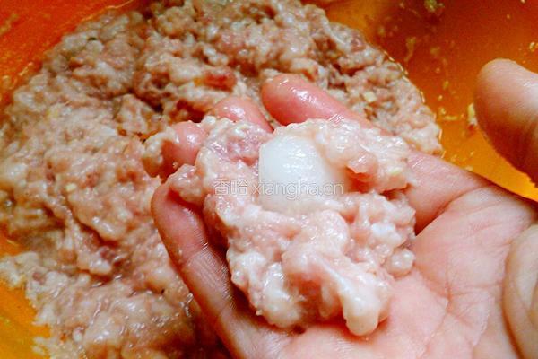 肉丸子包白萝卜的做法图解8