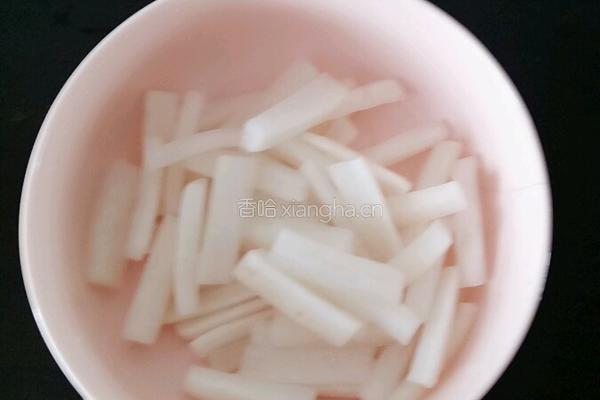 香辣萝卜条的做法图解4