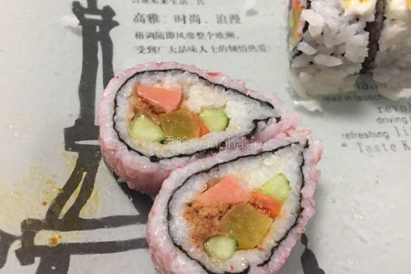 反卷寿司的做法图解8