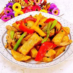 彩椒过油土豆条的做法[图]