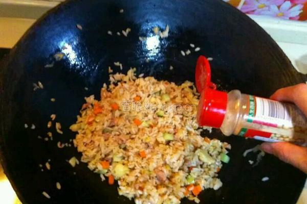 卷心菜肉末炒饭的做法图解17