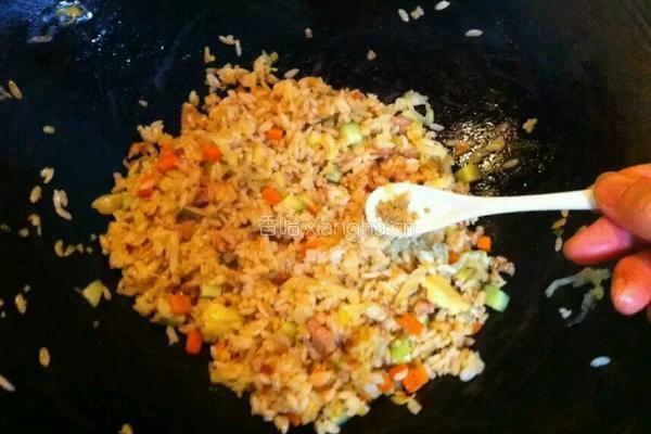 卷心菜肉末炒饭的做法图解16