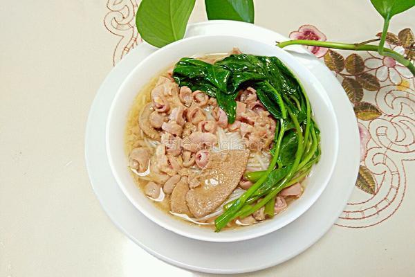 猪肝小肠瘦肉粉的做法图解7