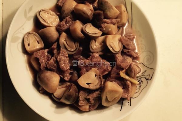 鲜菇炒牛肉的做法图解7