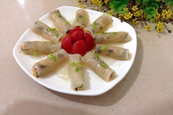 白萝卜猪肉卷的做法图解10