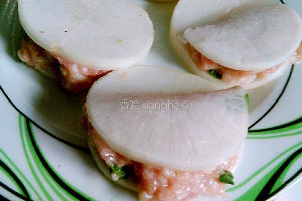 白萝卜夹肉的做法图解8