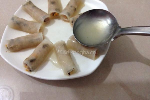 白萝卜猪肉卷的做法图解9