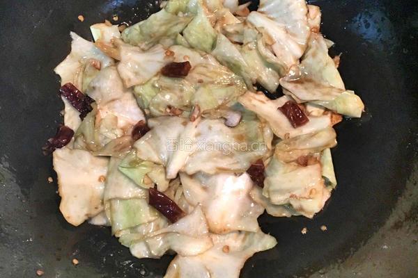 蚝油手撕卷心菜的做法图解8