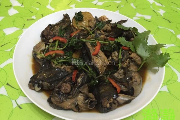 三杯鸡的做法图解8