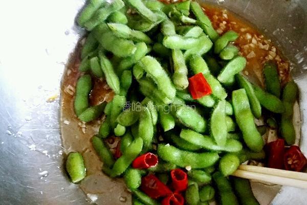 凉拌毛豆的做法图解5