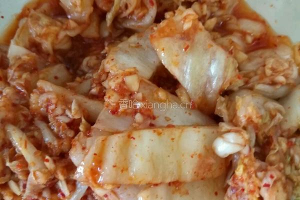 肉末泡菜炒年糕的做法图解1