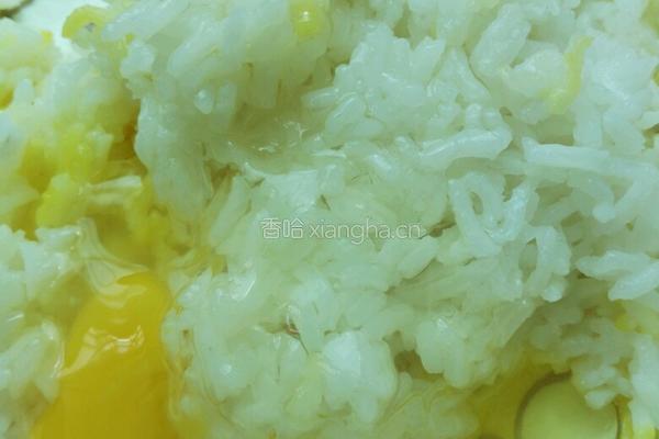 胡萝卜炒饭的做法图解3