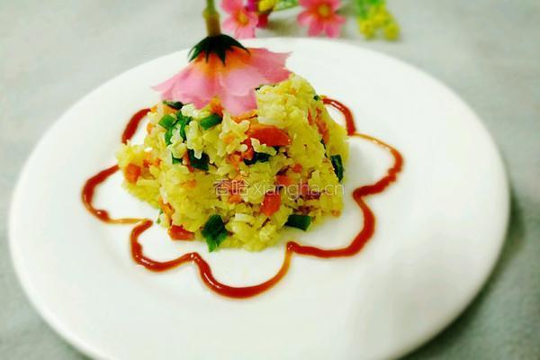胡萝卜炒饭的做法图解11