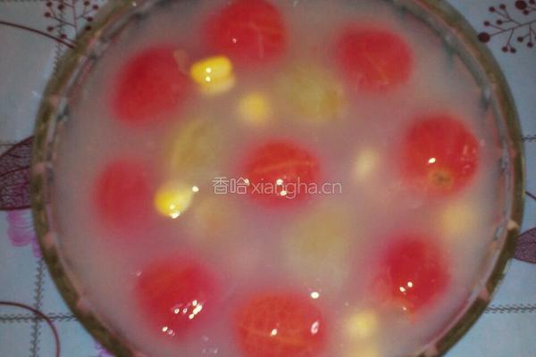 圣女果汤圆的做法图解6