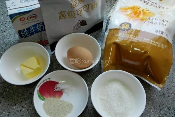 可可杯子面包的做法图解1