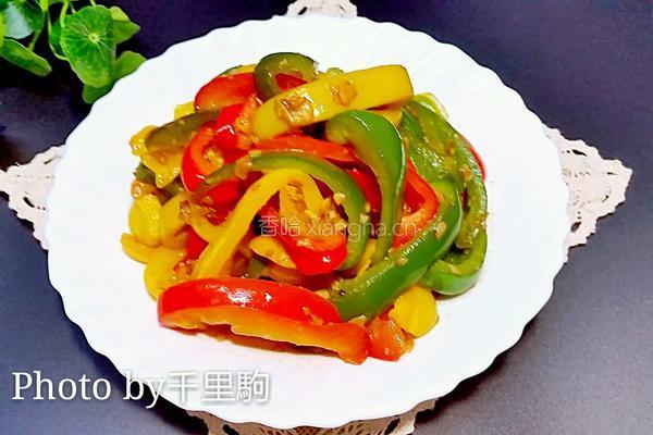 蒜蓉炒彩椒的做法图解7