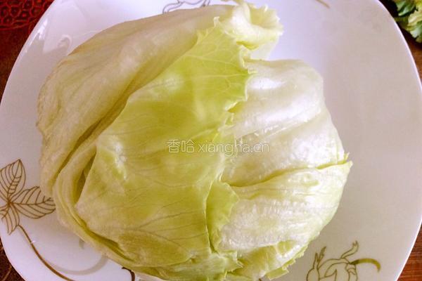 香辣卷心菜的做法图解1