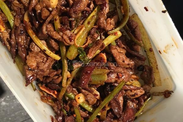 孜然干煸牛肉丝的做法图解8