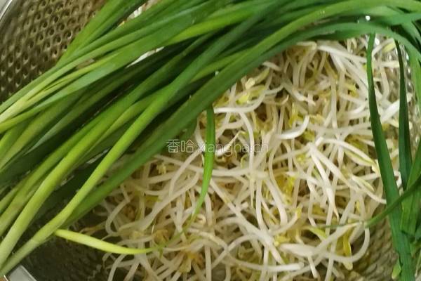 绿豆芽炒肉沫的做法图解1