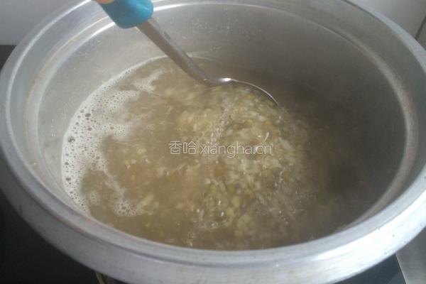 绿豆白米粥的做法图解14