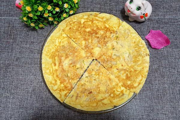 绿豆芽鸡蛋饼的做法图解10