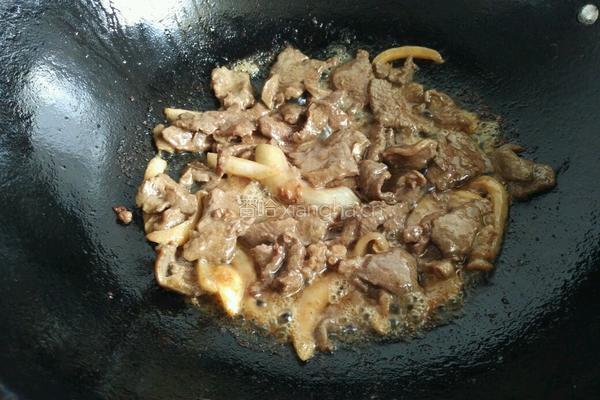 彩椒牛肉的做法图解6