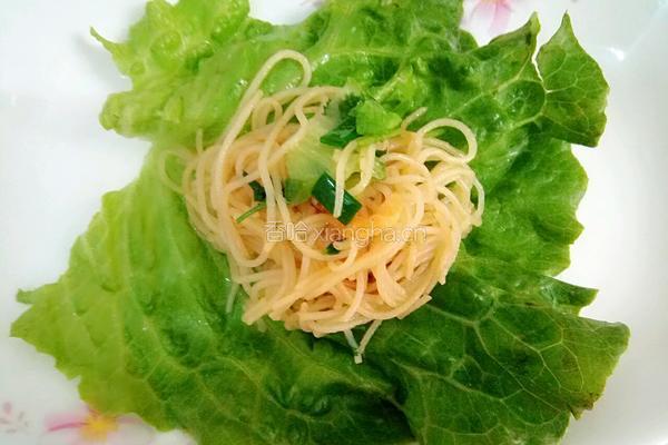 生菜包虾米粉丝的做法图解17