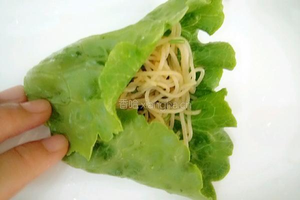 生菜包虾米粉丝的做法图解18