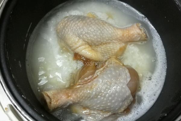 电饭锅鸡腿饭的做法图解3