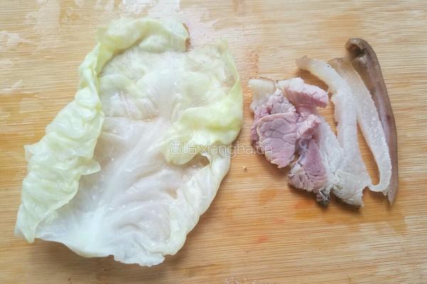 卷心菜卷腊肉的做法图解7