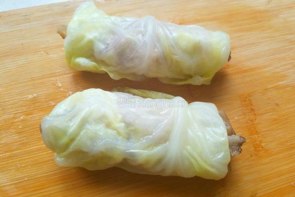 卷心菜卷腊肉的做法图解9