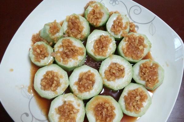 蒜姜丝瓜的做法图解5
