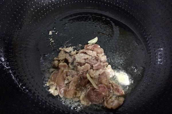 白萝卜炒肉片的做法图解4